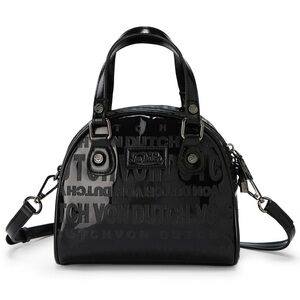 VON DUTCH NWT BLACK 'ONYX' REFLECTIVE BOWLING BAG 🖤